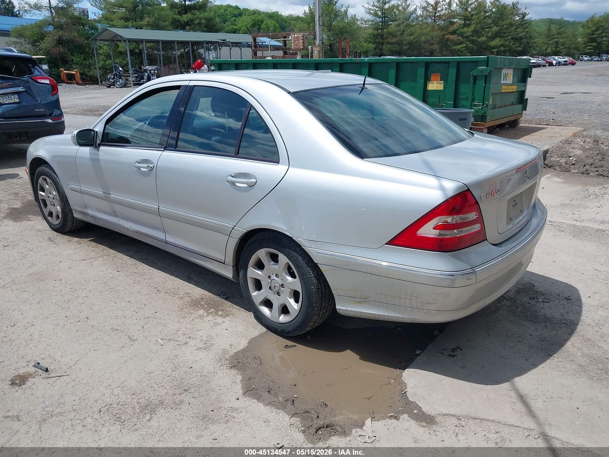2005 Mercedes-benz C 240 Luxury 4matic Silver vin: WDBRF81J05F704827
