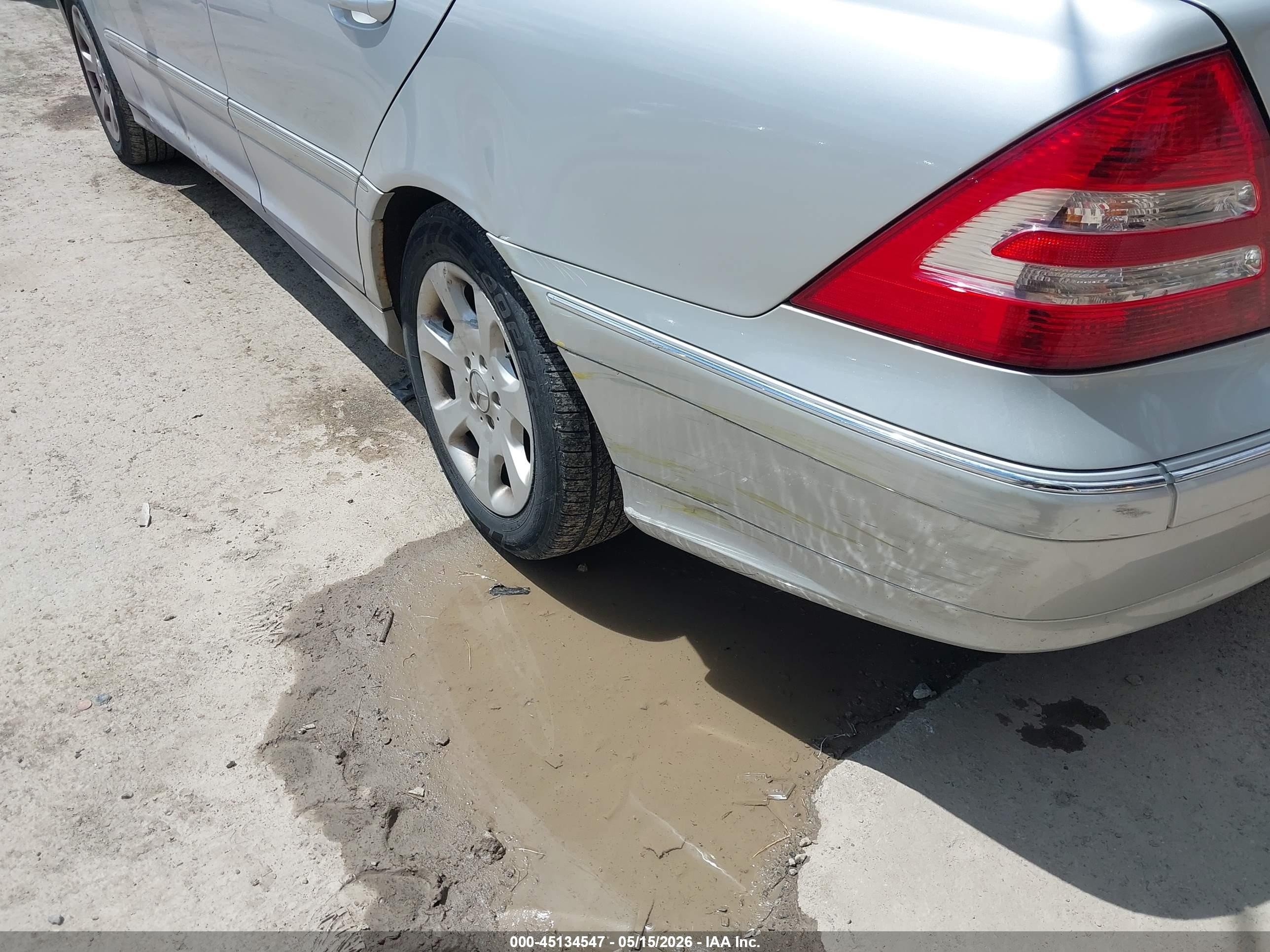 2005 Mercedes-benz C 240 Luxury 4matic Silver vin: WDBRF81J05F704827