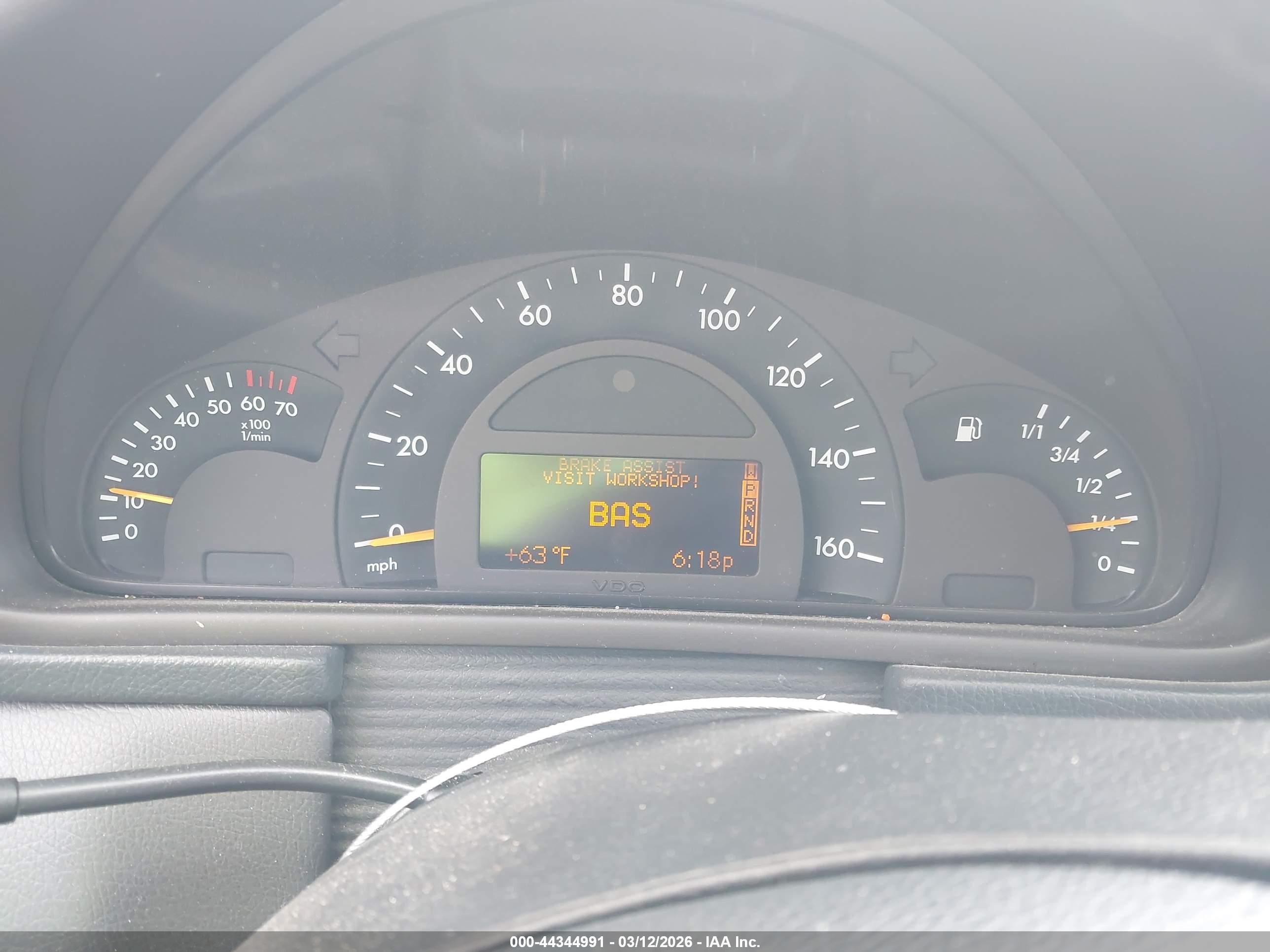 2003 Mercedes-benz C 240   Черный vin: WDBRF81J13F427652