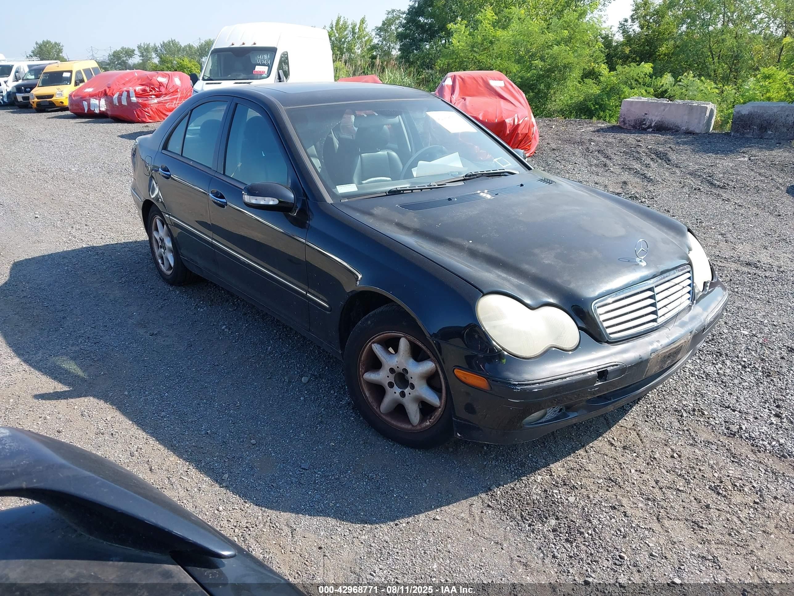 2004 Mercedes-benz C 240 4matic Черный vin: WDBRF81J14F446977