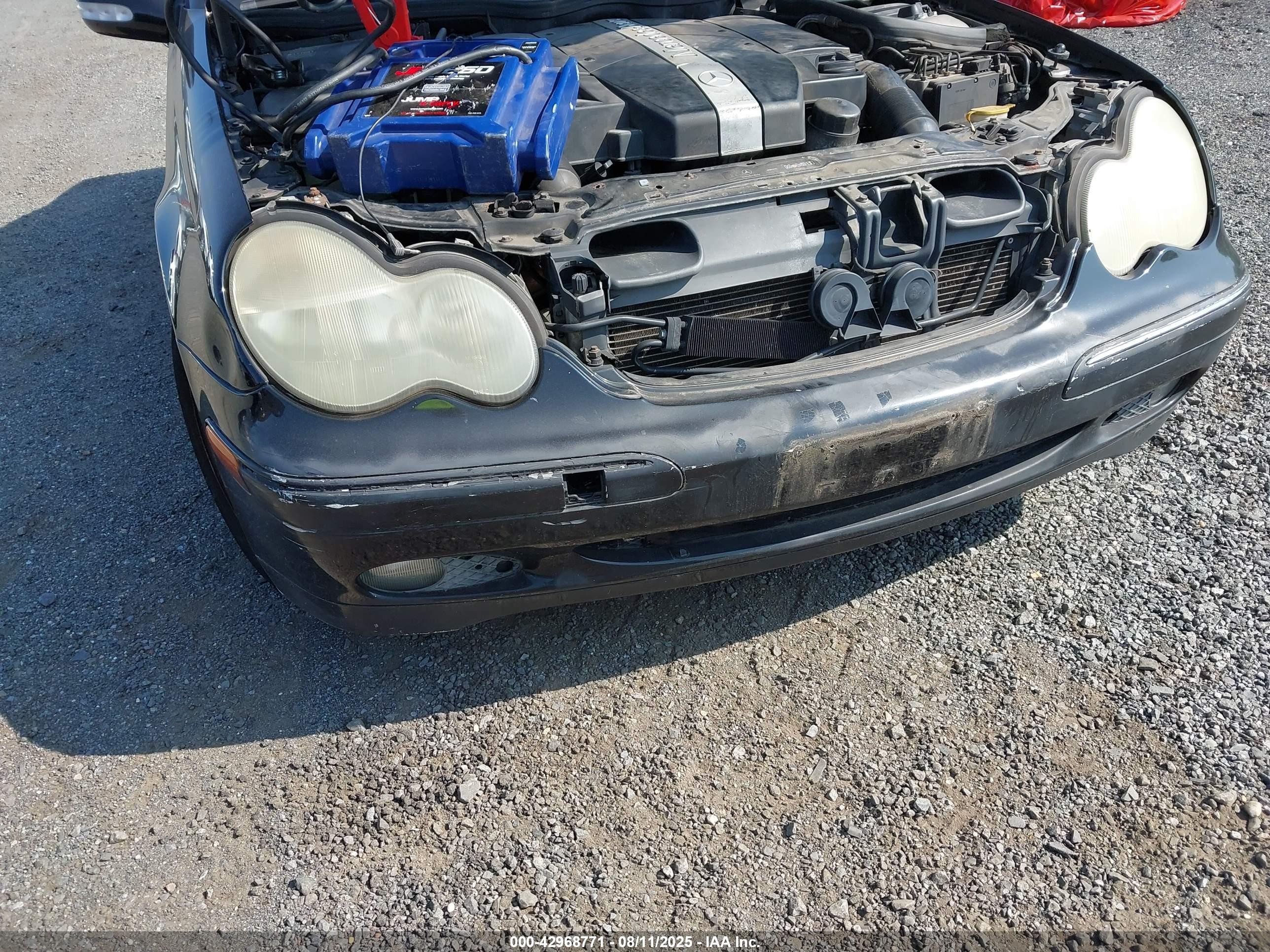 2004 Mercedes-benz C 240 4matic Черный vin: WDBRF81J14F446977