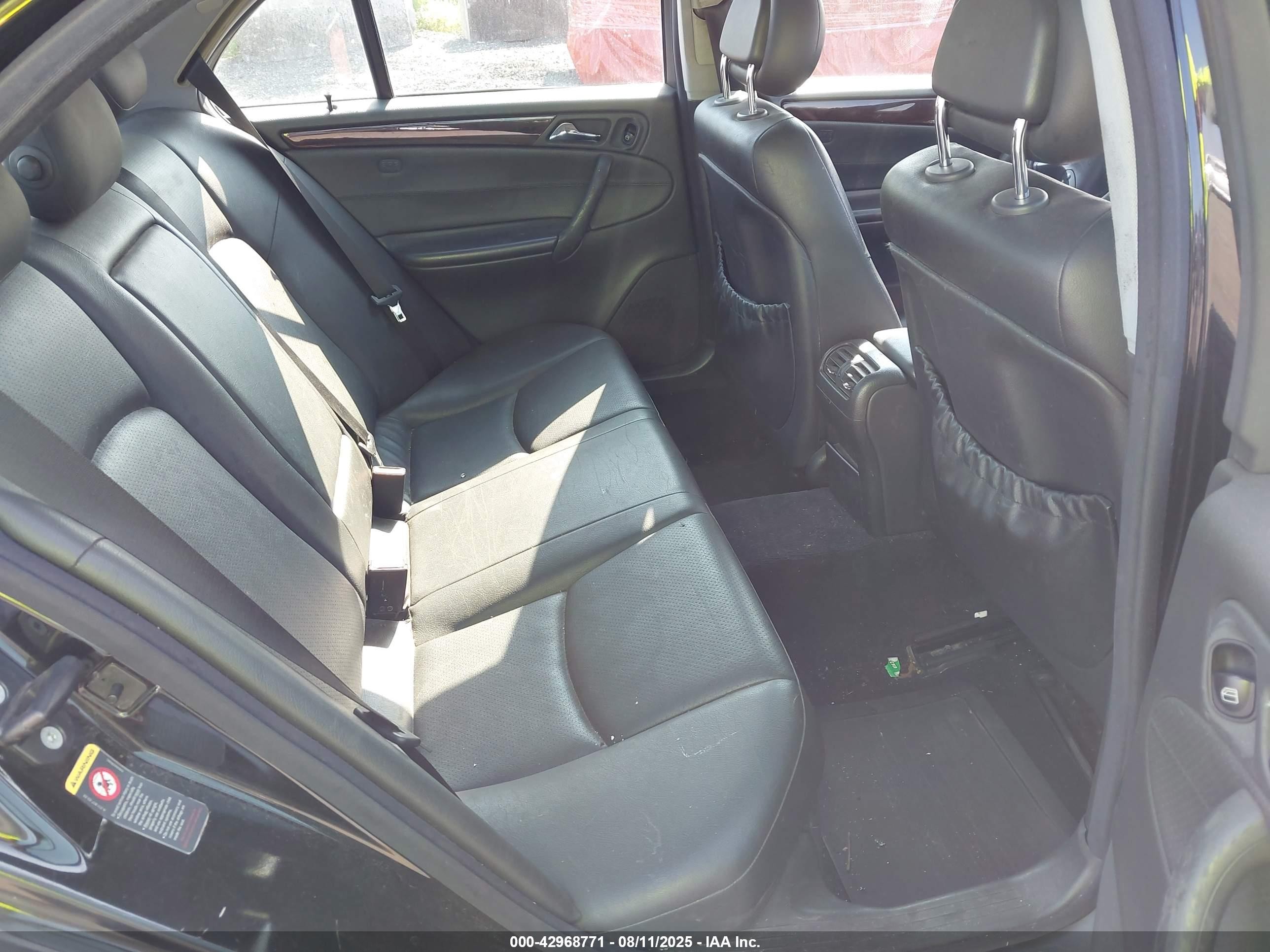 2004 Mercedes-benz C 240 4matic Черный vin: WDBRF81J14F446977