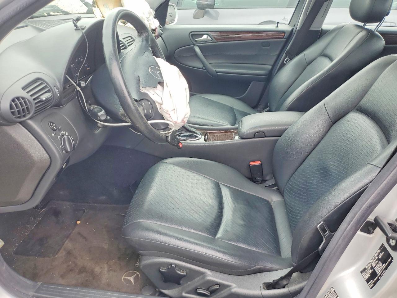 2004 Mercedes-benz C 240 4matic Silver vin: WDBRF81J14F534282