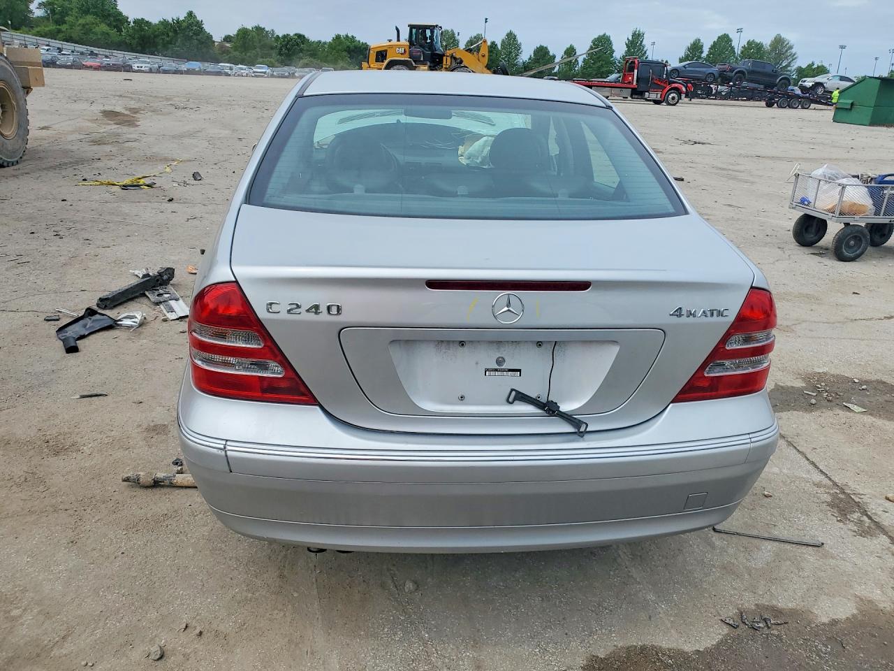 2004 Mercedes-benz C 240 4matic Silver vin: WDBRF81J14F534282