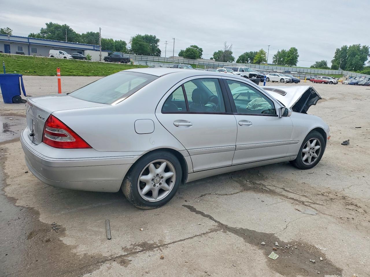 2004 Mercedes-benz C 240 4matic Silver vin: WDBRF81J14F534282