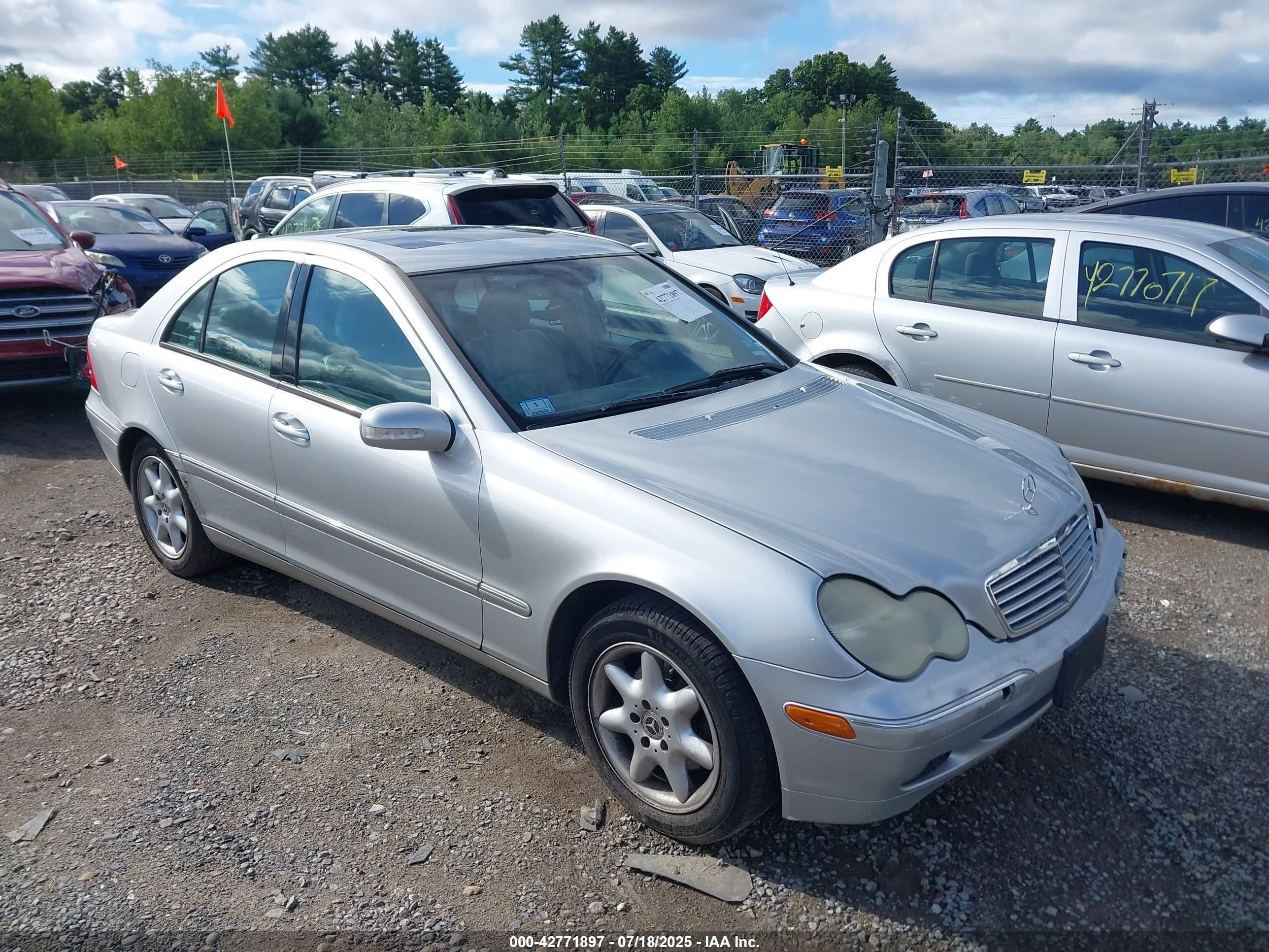 2004 Mercedes-benz C 240 4matic Black vin: WDBRF81J14F543189