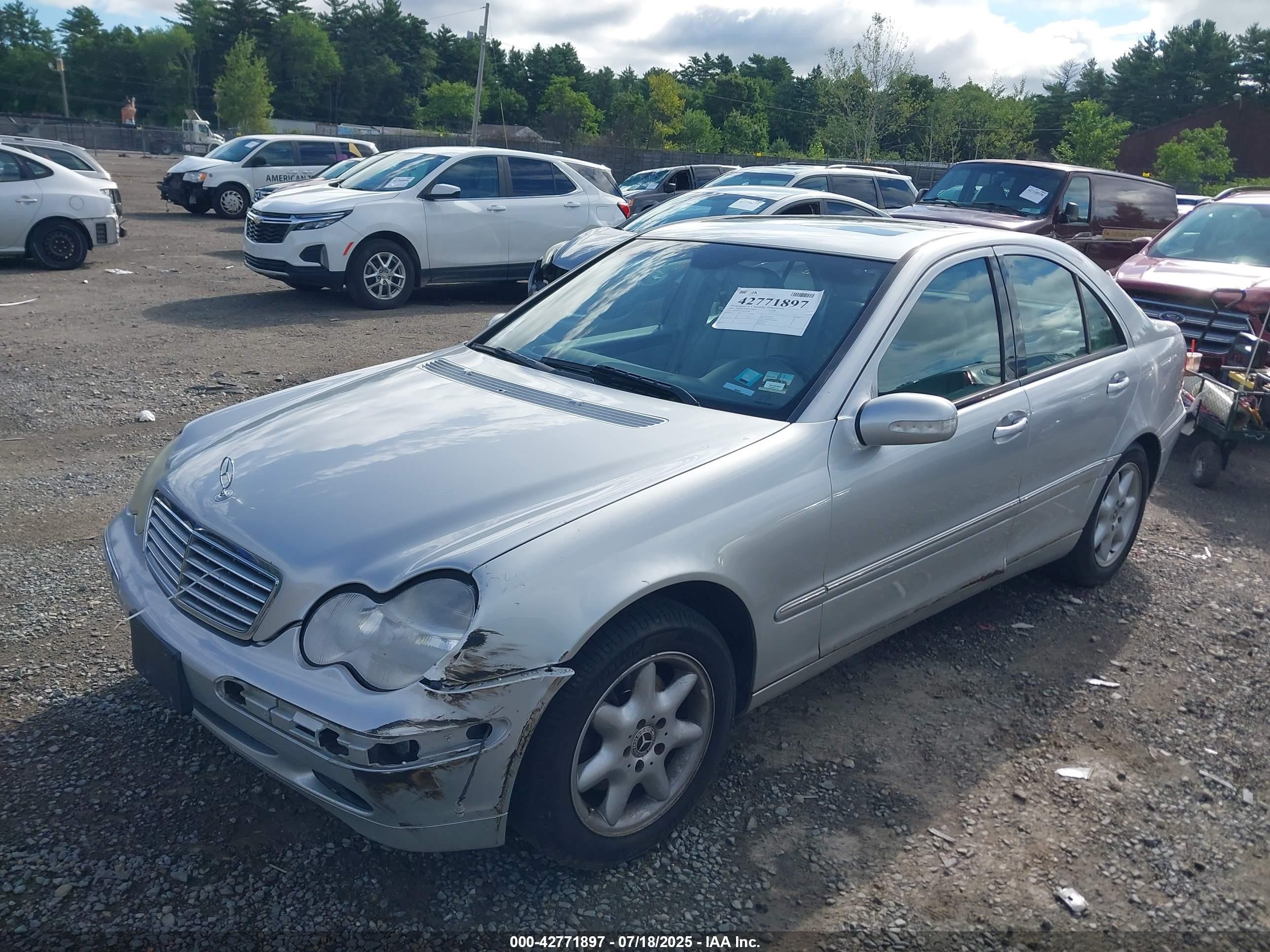 2004 Mercedes-benz C 240 4matic Black vin: WDBRF81J14F543189