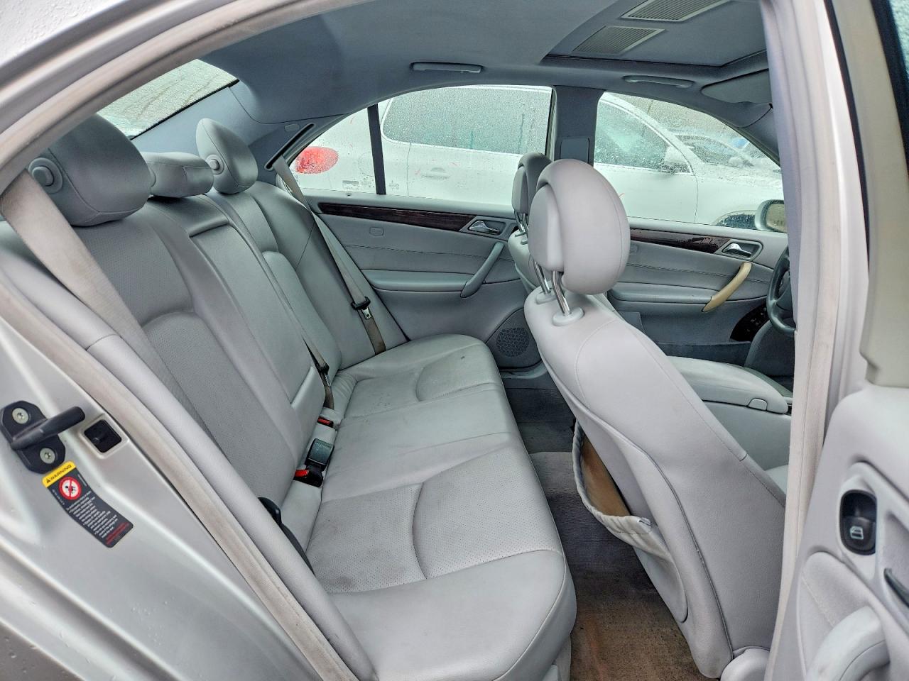 2004 Mercedes-benz C 240 4matic Silver vin: WDBRF81J14F553835