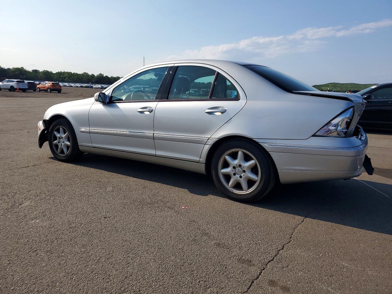 2003 Mercedes-benz C 240 4matic Silver vin: WDBRF81J23F368532