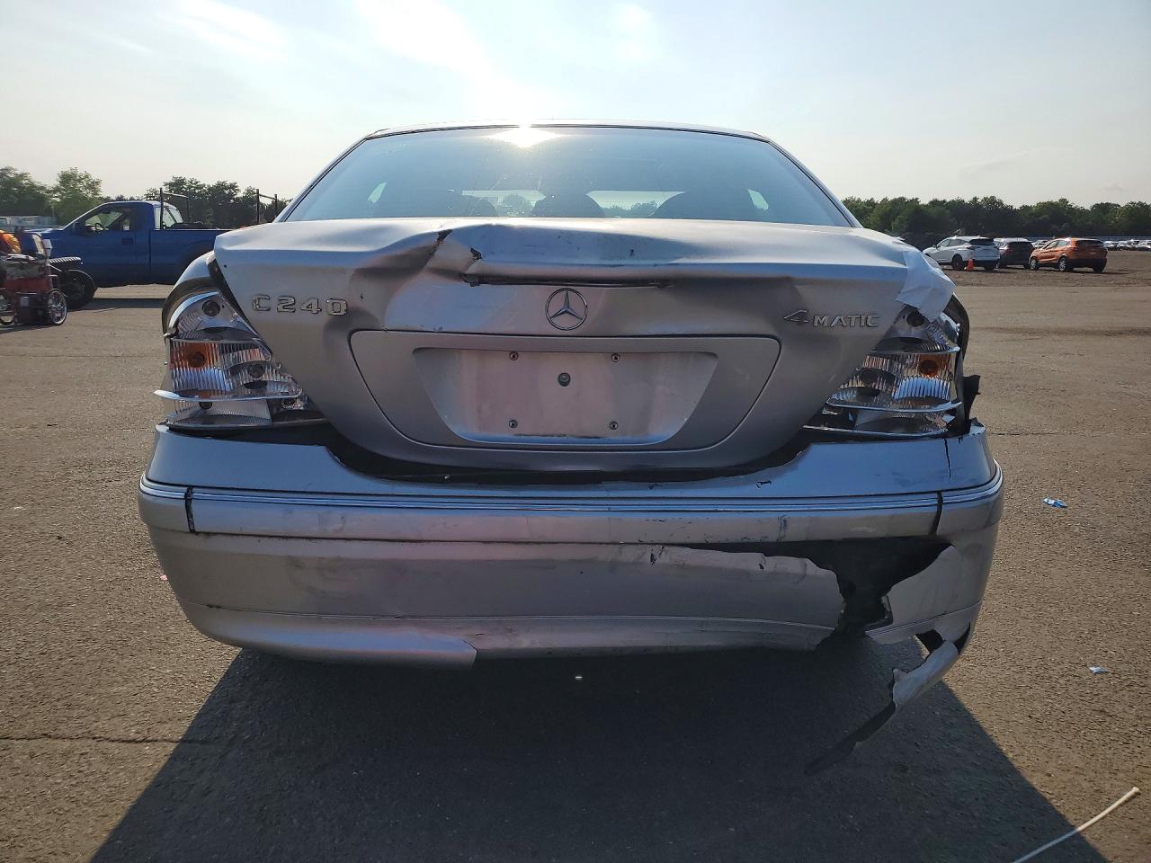 2003 Mercedes-benz C 240 4matic Silver vin: WDBRF81J23F368532