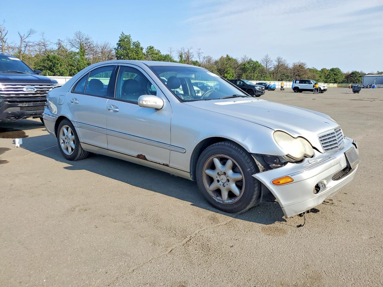 2003 Mercedes-benz C 240 4matic Silver vin: WDBRF81J23F368532