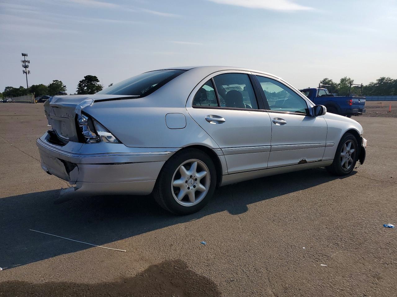 2003 Mercedes-benz C 240 4matic Silver vin: WDBRF81J23F368532