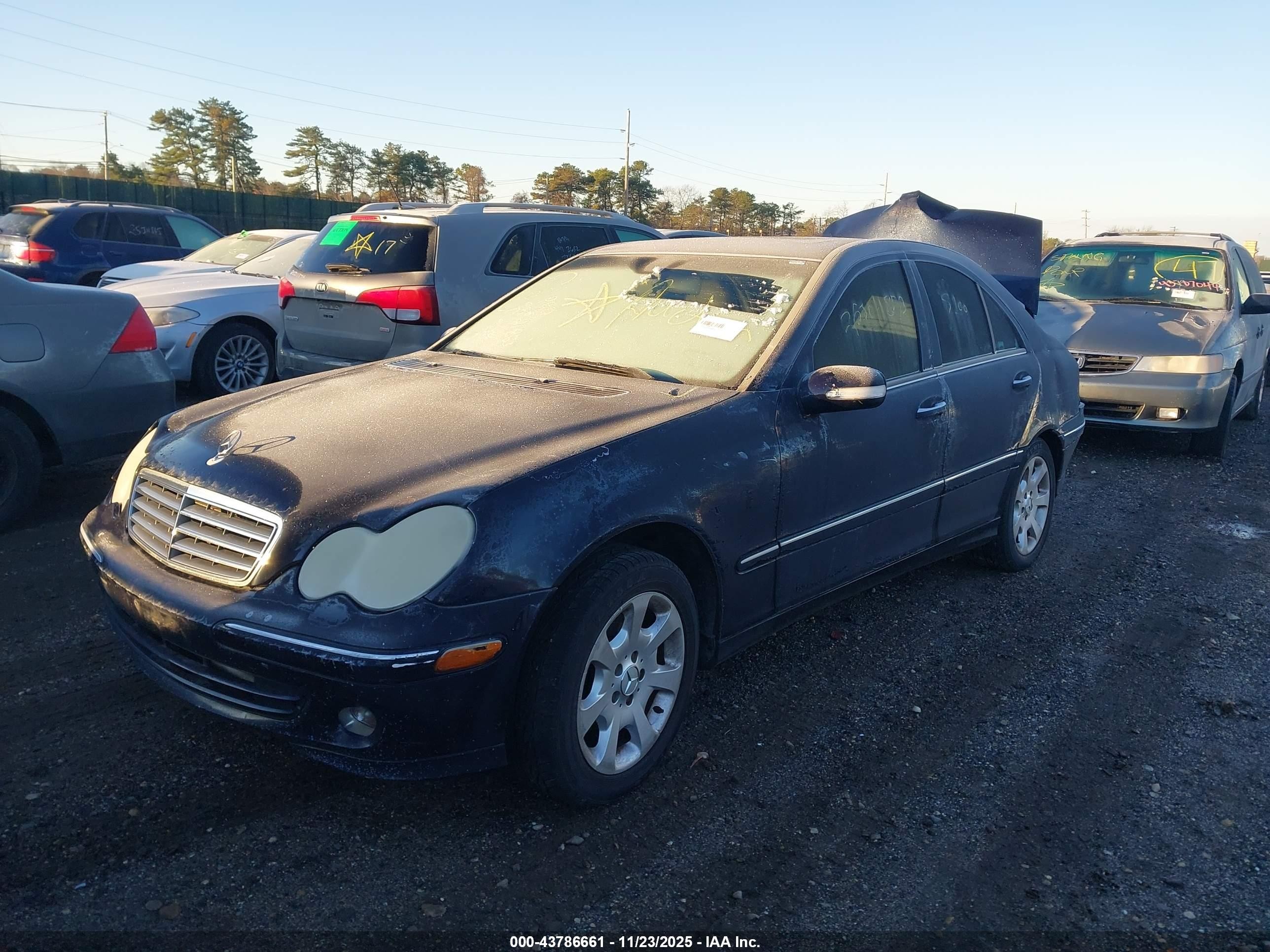2005 Mercedes-benz C 240 Luxury 4matic Black vin: WDBRF81J25F661219