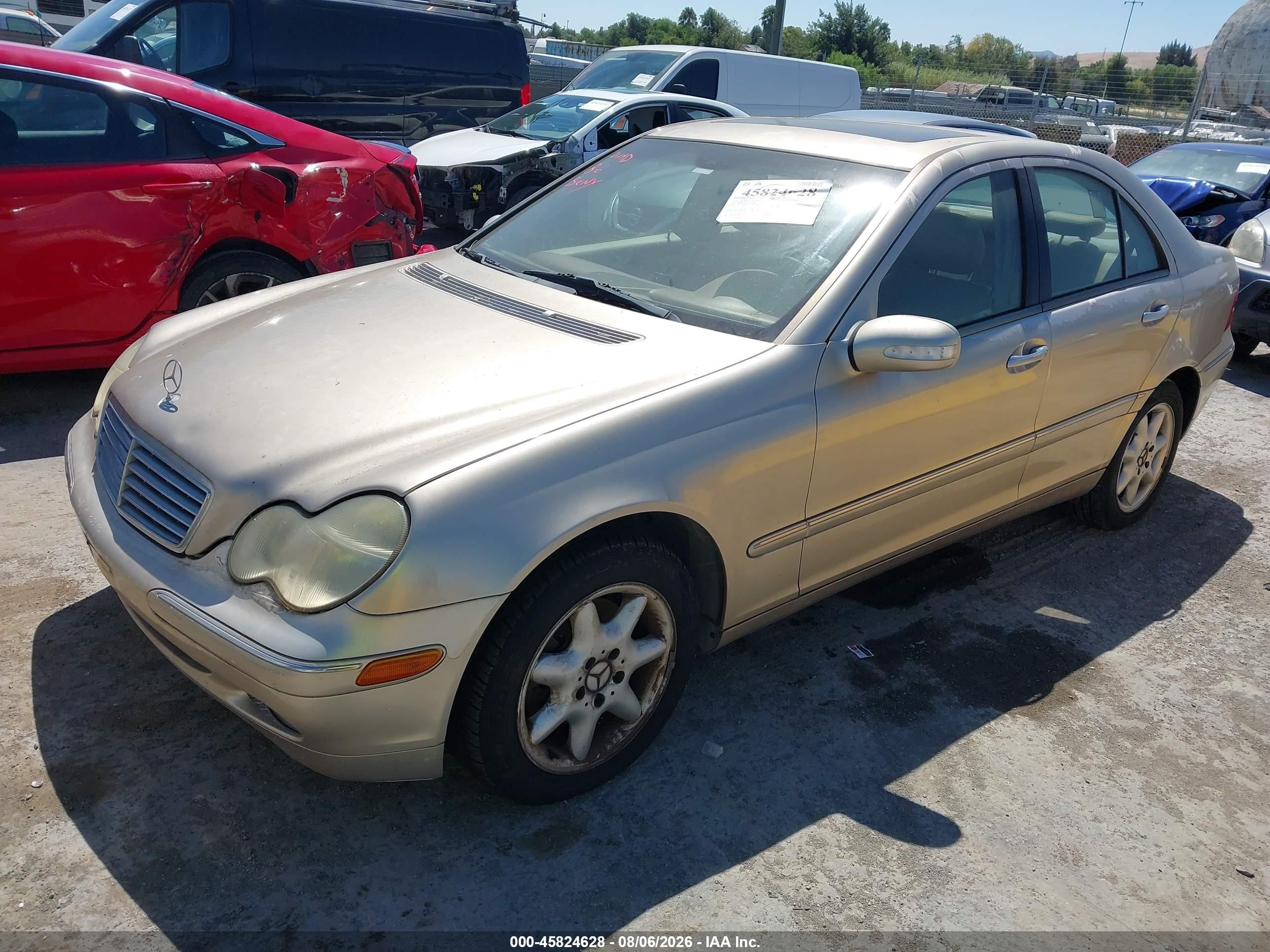 2003 Mercedes-benz C 240 Beige vin: WDBRF81J33F383542