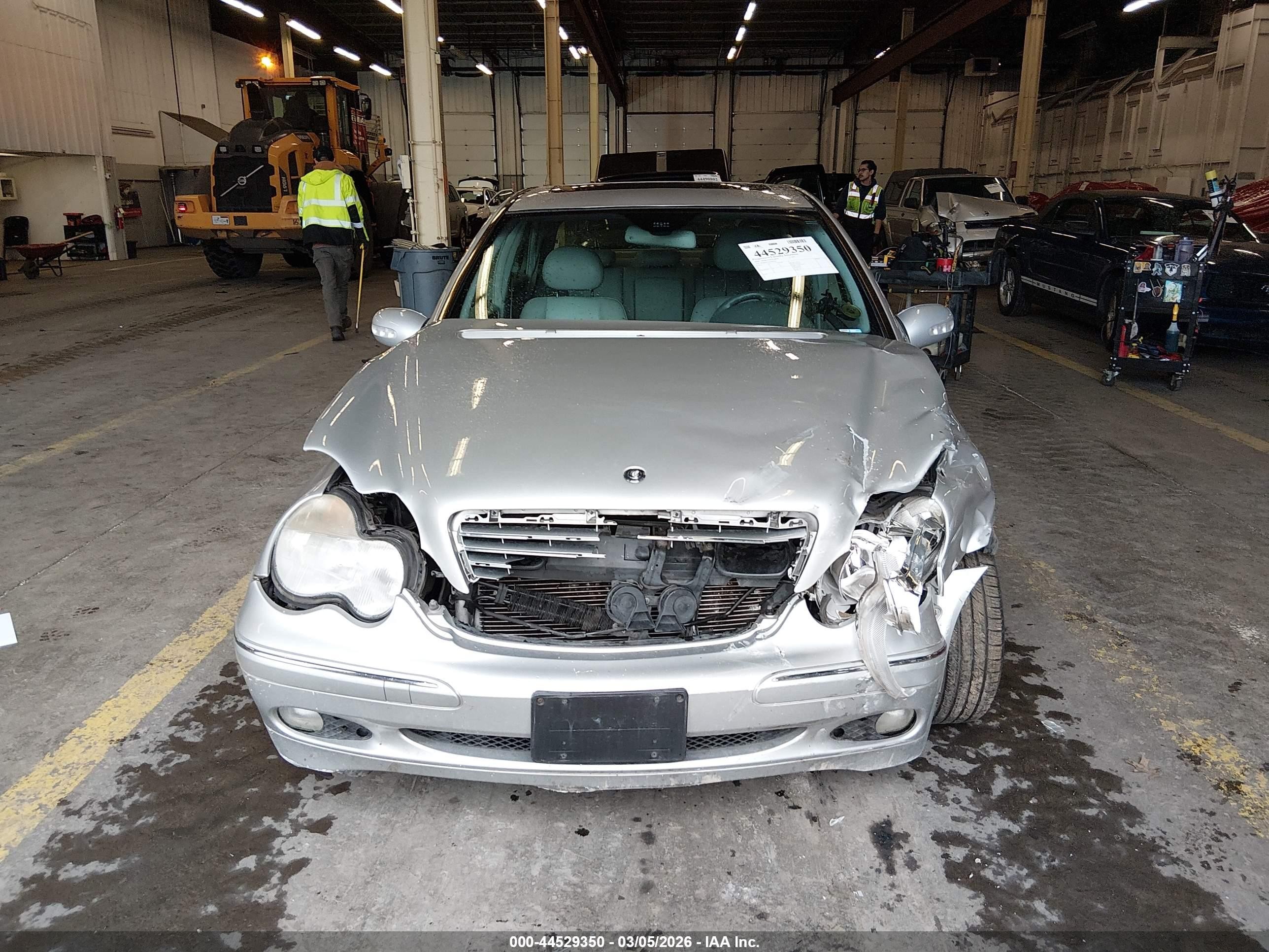2004 Mercedes-benz C 240 4matic Silver vin: WDBRF81J34F460296