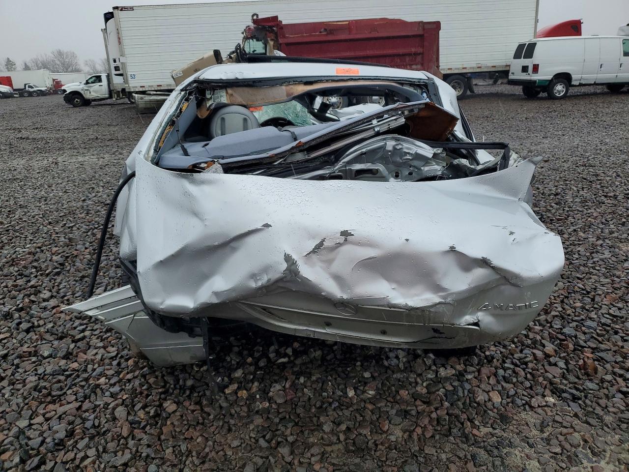 2004 Mercedes-benz C 240 4matic Silver vin: WDBRF81J34F521338