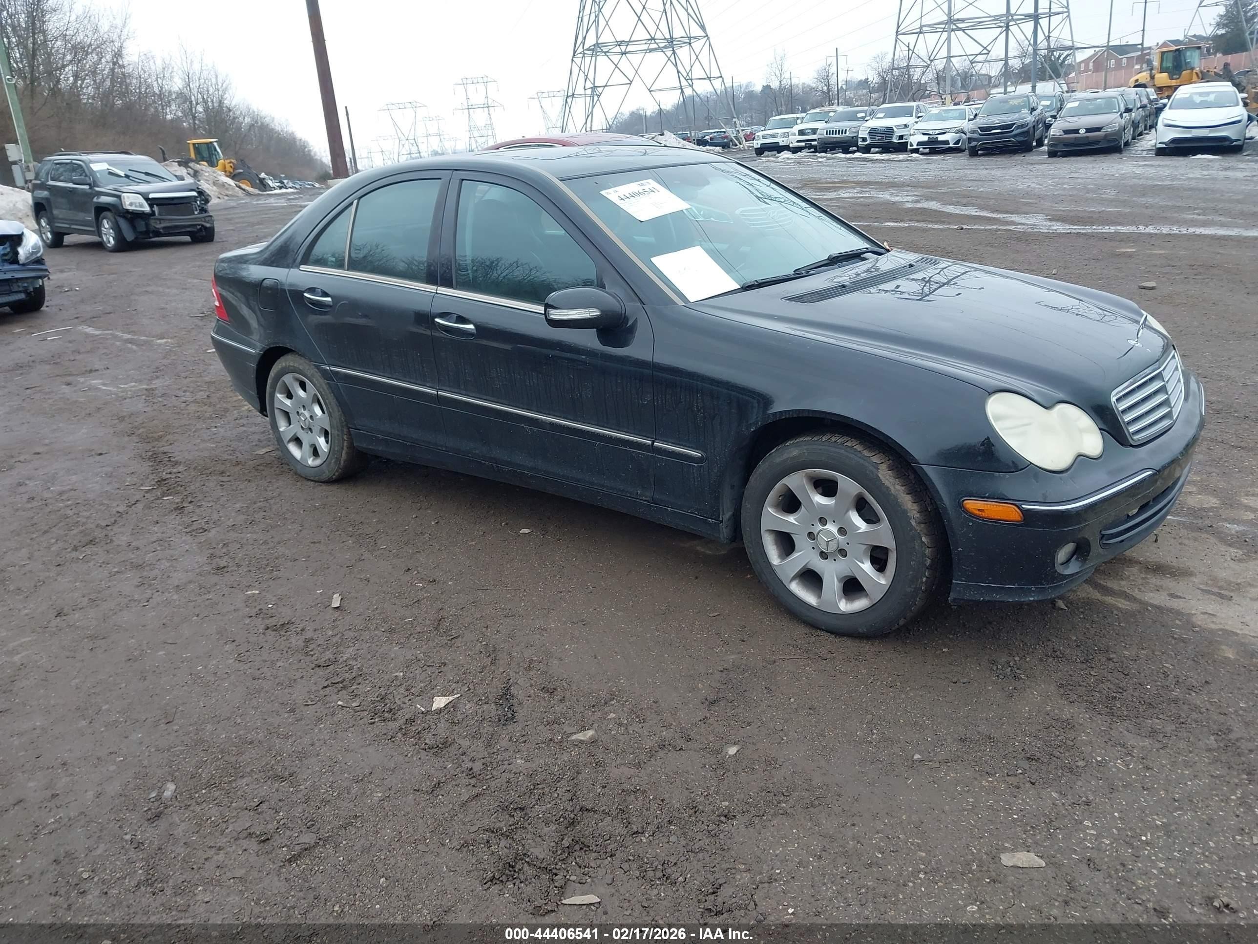 2005 Mercedes-benz C 240 Luxury 4matic Black vin: WDBRF81J35F577393