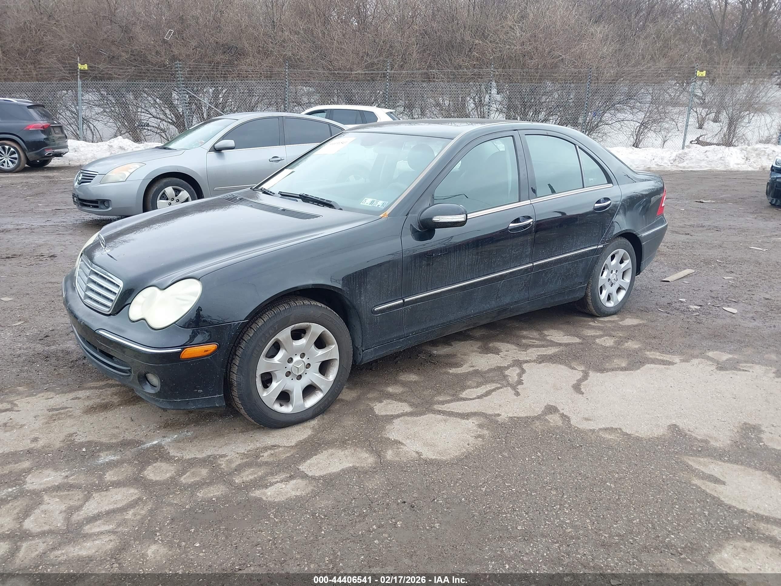 2005 Mercedes-benz C 240 Luxury 4matic Black vin: WDBRF81J35F577393