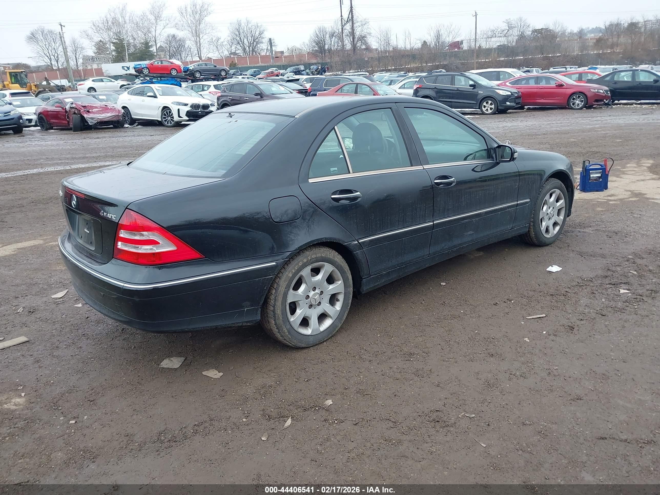 2005 Mercedes-benz C 240 Luxury 4matic Black vin: WDBRF81J35F577393