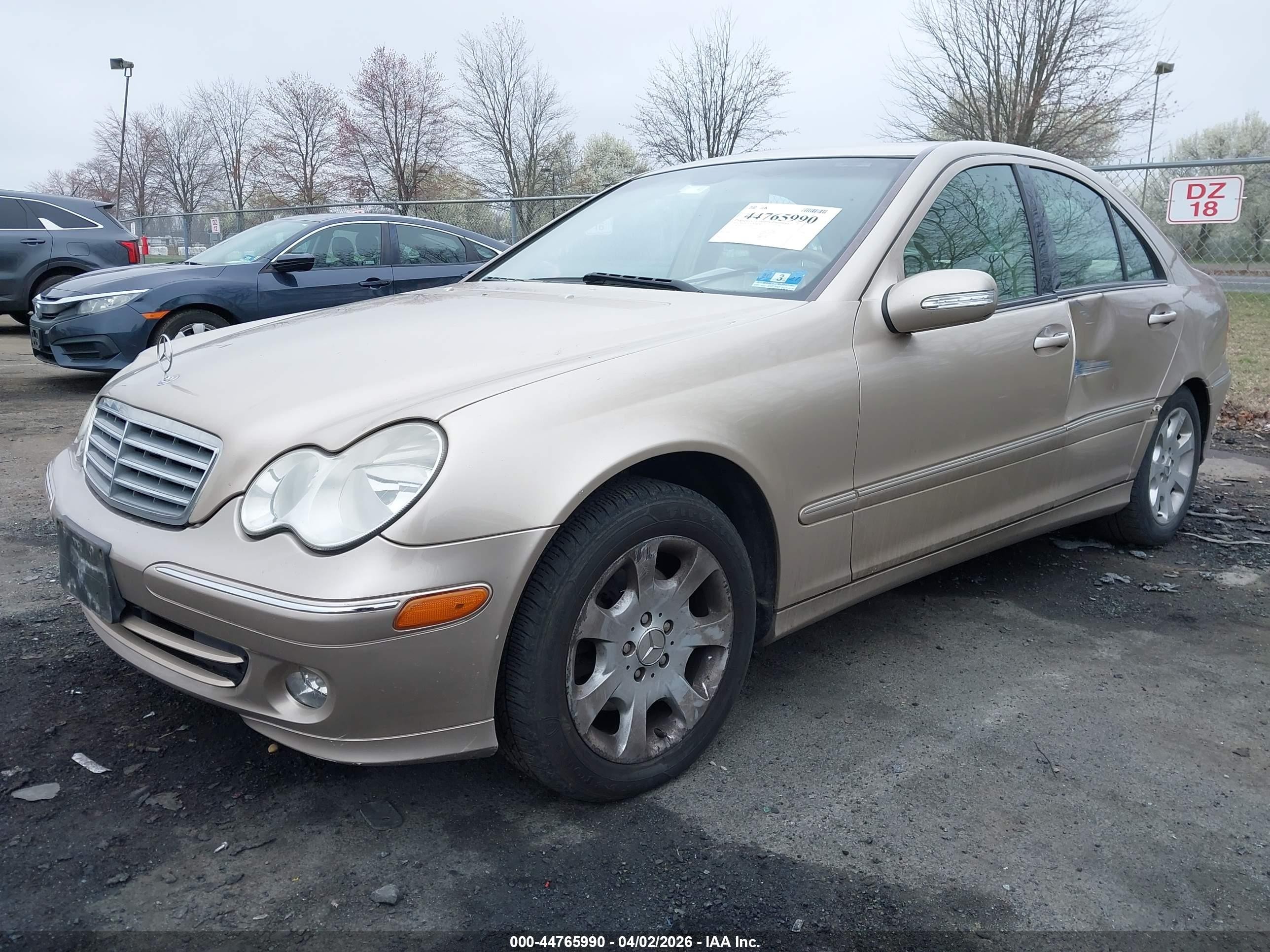 2005 Mercedes-benz C 240 Luxury 4matic Tan vin: WDBRF81J35F648950