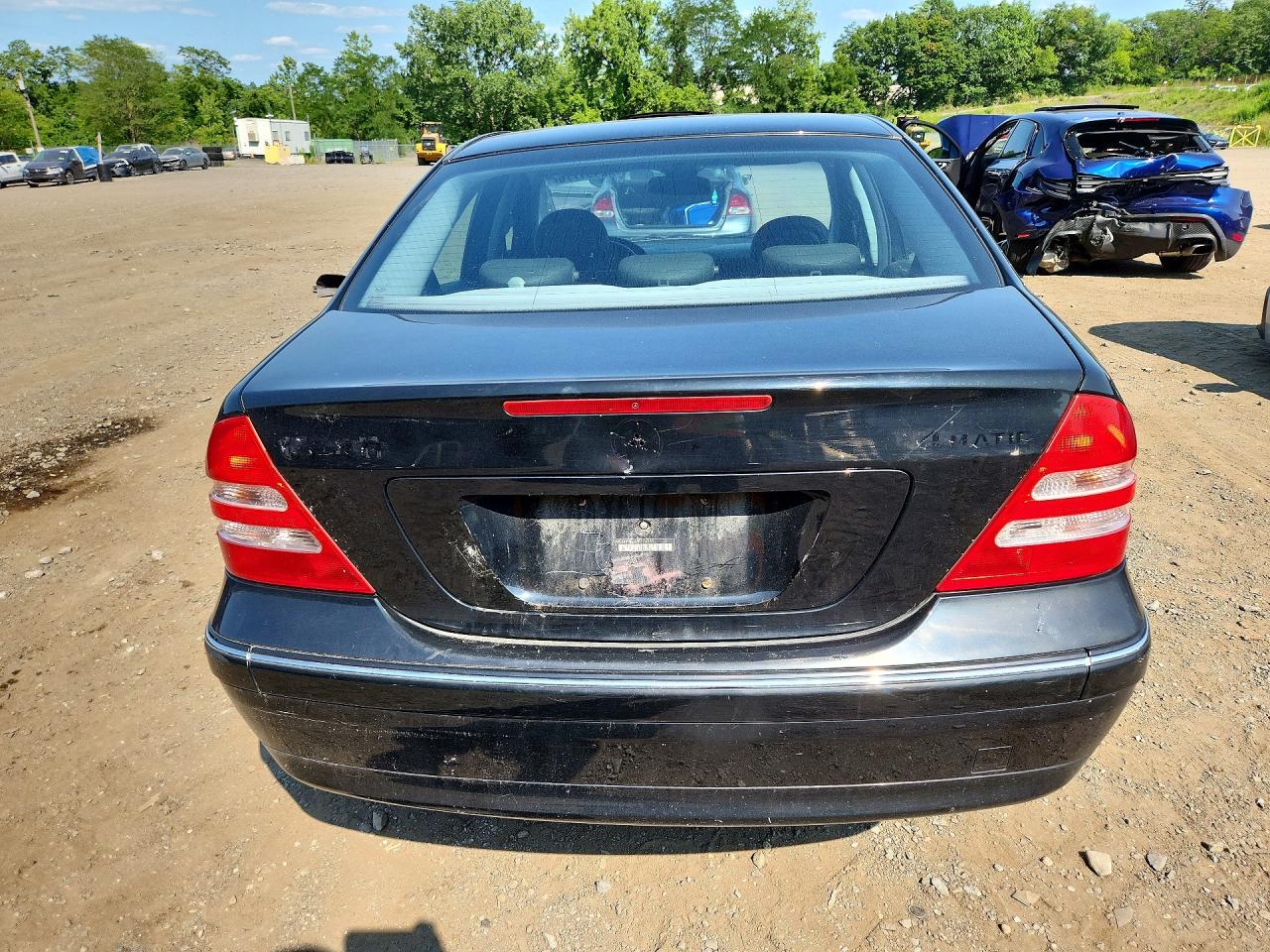 2003 Mercedes-benz C 240 4matic Black vin: WDBRF81J43F374283