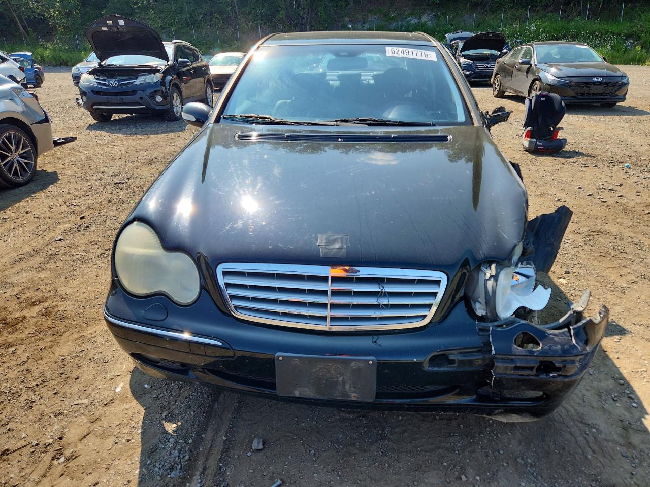 2003 Mercedes-benz C 240 4matic Black vin: WDBRF81J43F374283