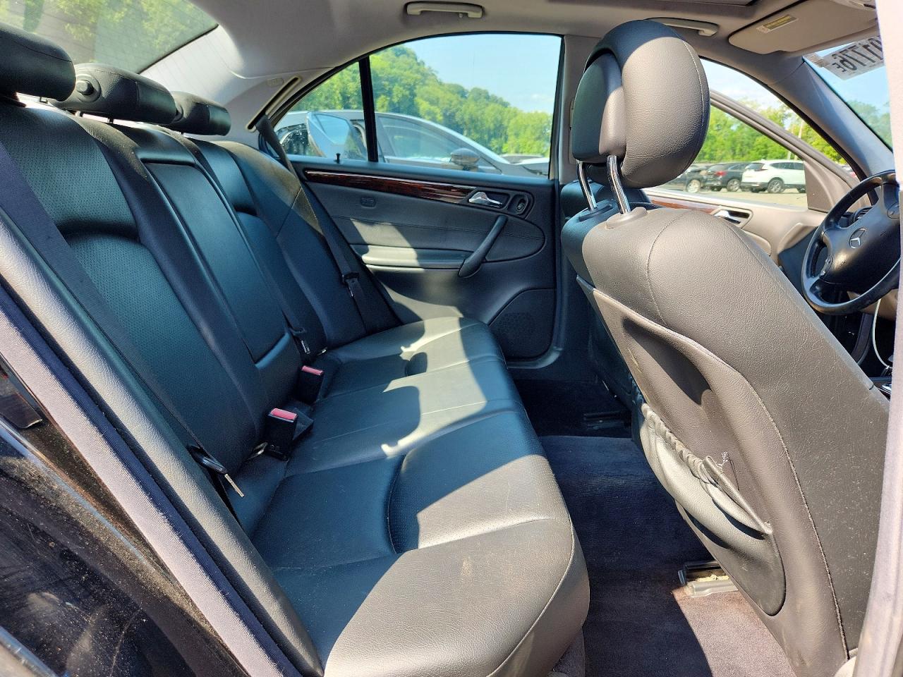 2003 Mercedes-benz C 240 4matic Black vin: WDBRF81J43F374283