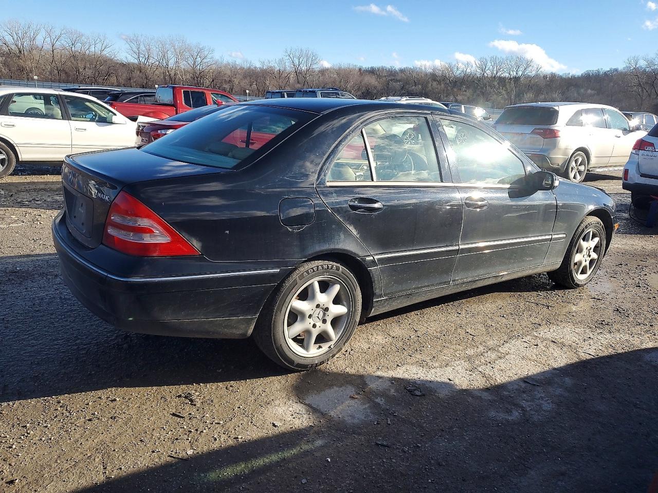 2004 Mercedes-benz C 240 4matic Black vin: WDBRF81J44F442700