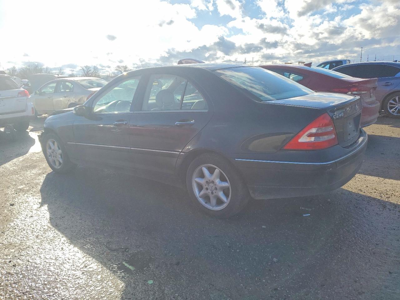 2004 Mercedes-benz C 240 4matic Black vin: WDBRF81J44F442700