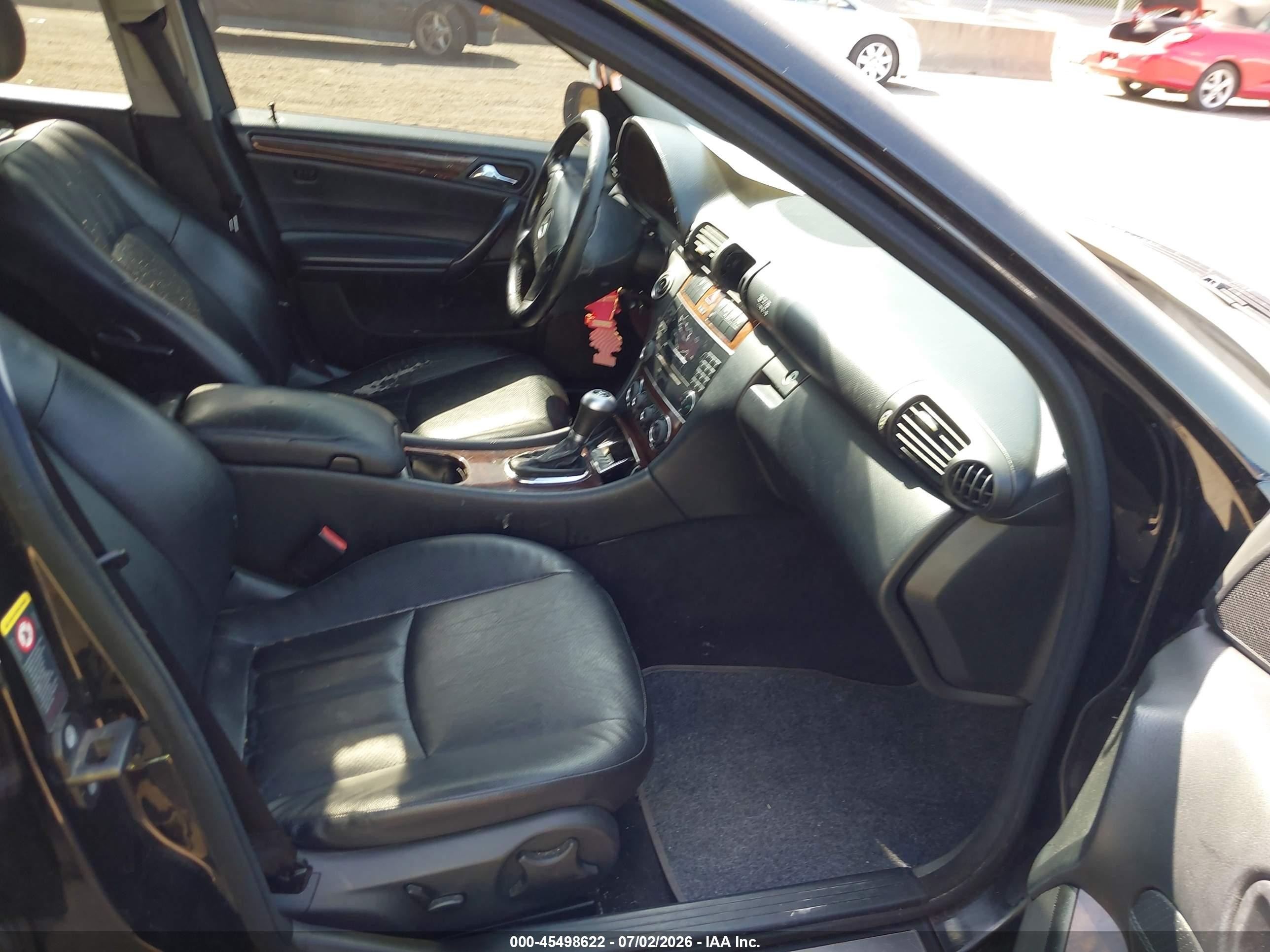 2005 Mercedes-benz C 240 Luxury 4matic Black vin: WDBRF81J45F593277