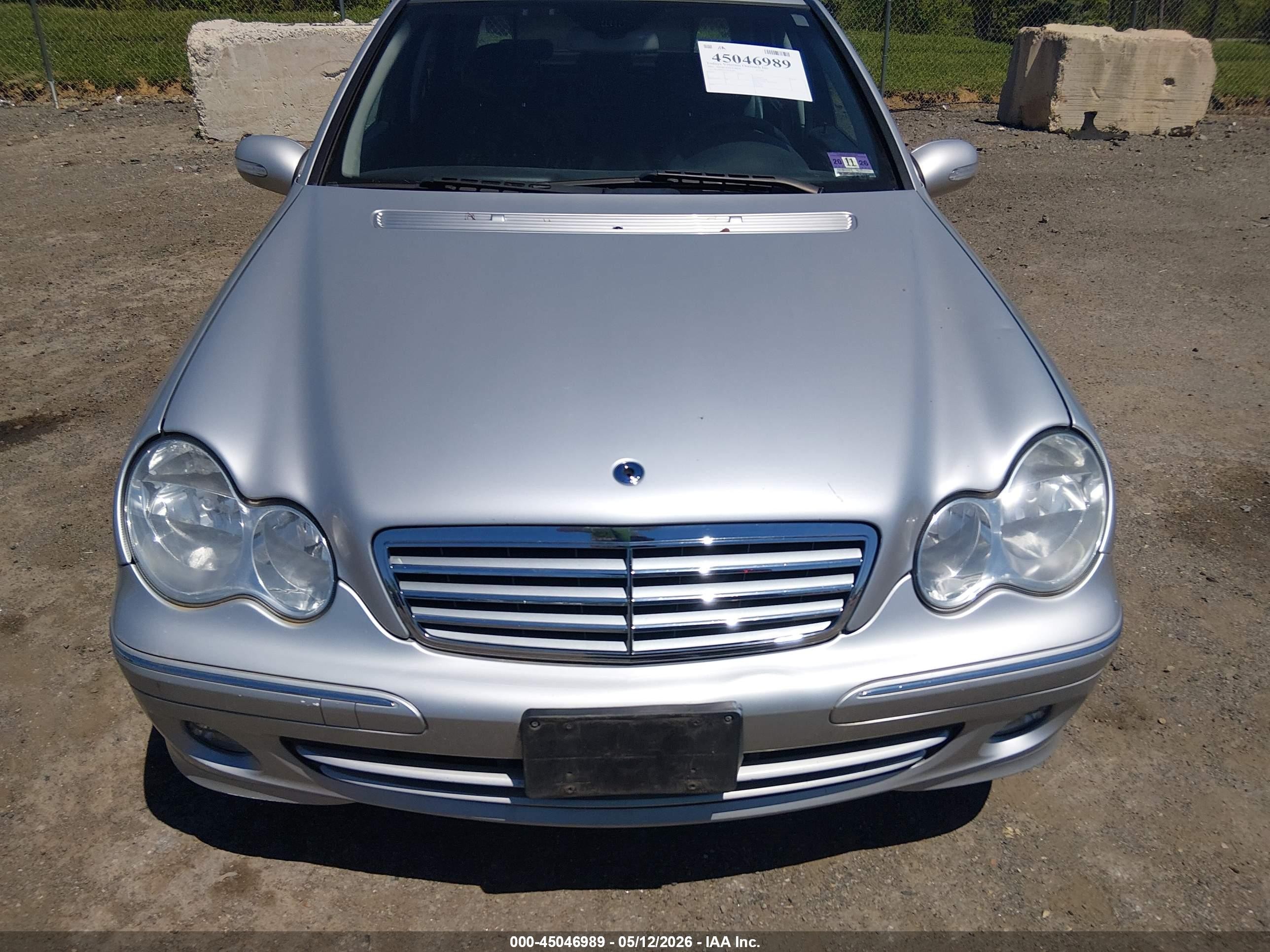 2005 Mercedes-benz C 240 Luxury 4matic Silver vin: WDBRF81J45F642896