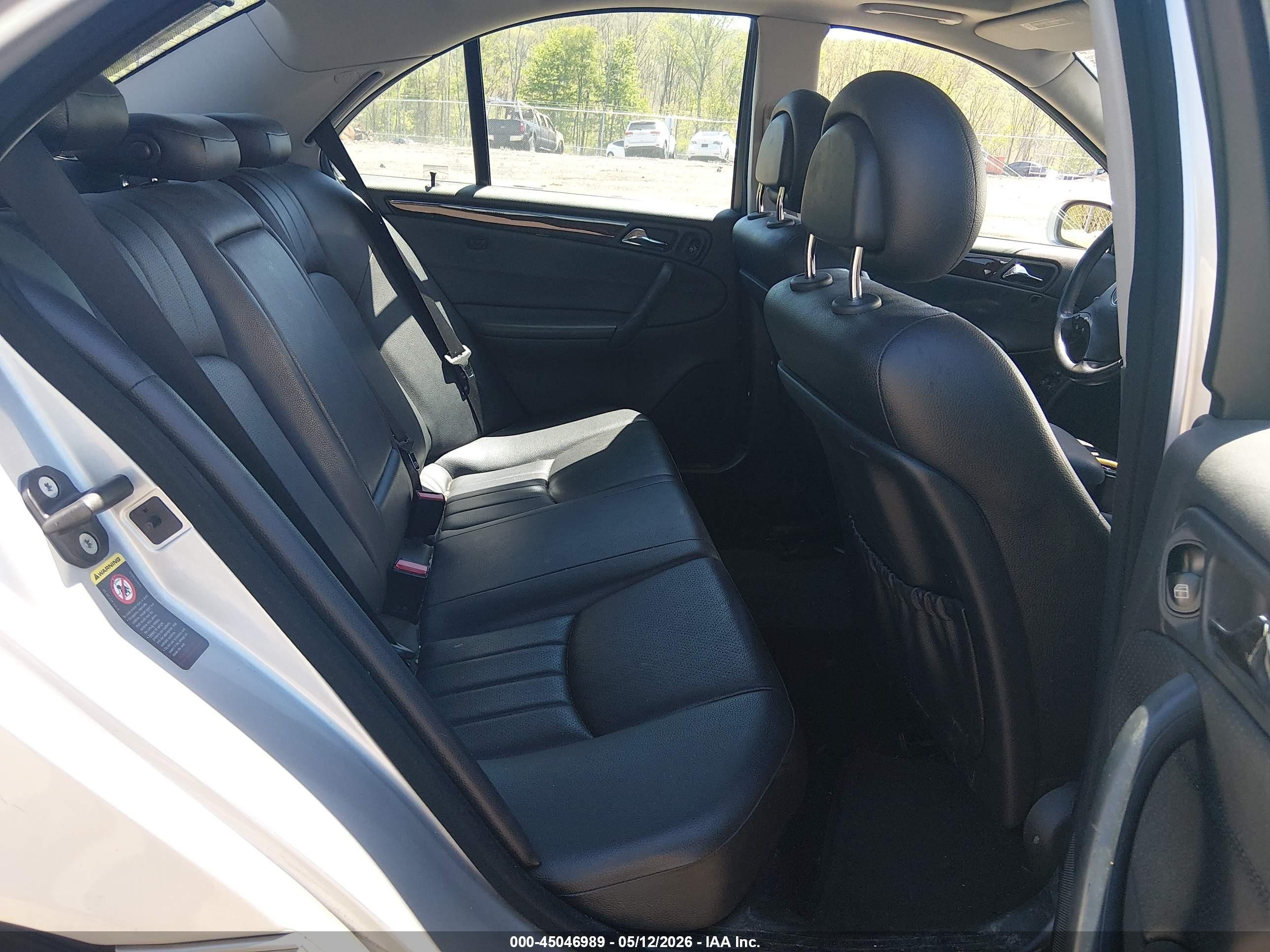2005 Mercedes-benz C 240 Luxury 4matic Silver vin: WDBRF81J45F642896