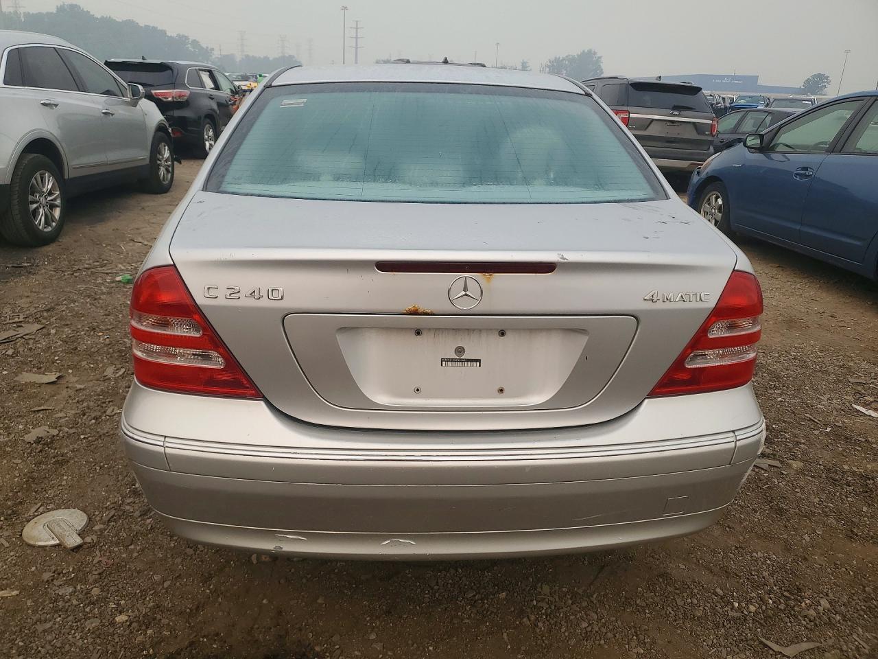 2003 Mercedes-benz C 240 4matic Silver vin: WDBRF81J53F357637