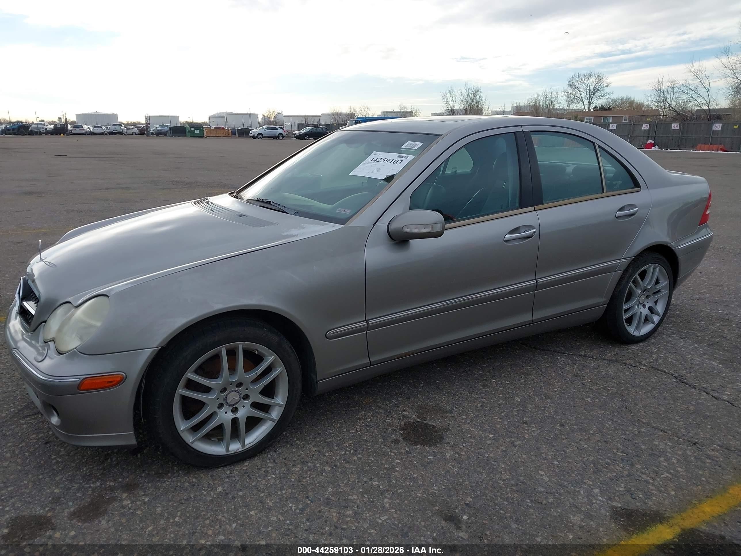 2003 Mercedes-benz C 240   Silver vin: WDBRF81J53F377709