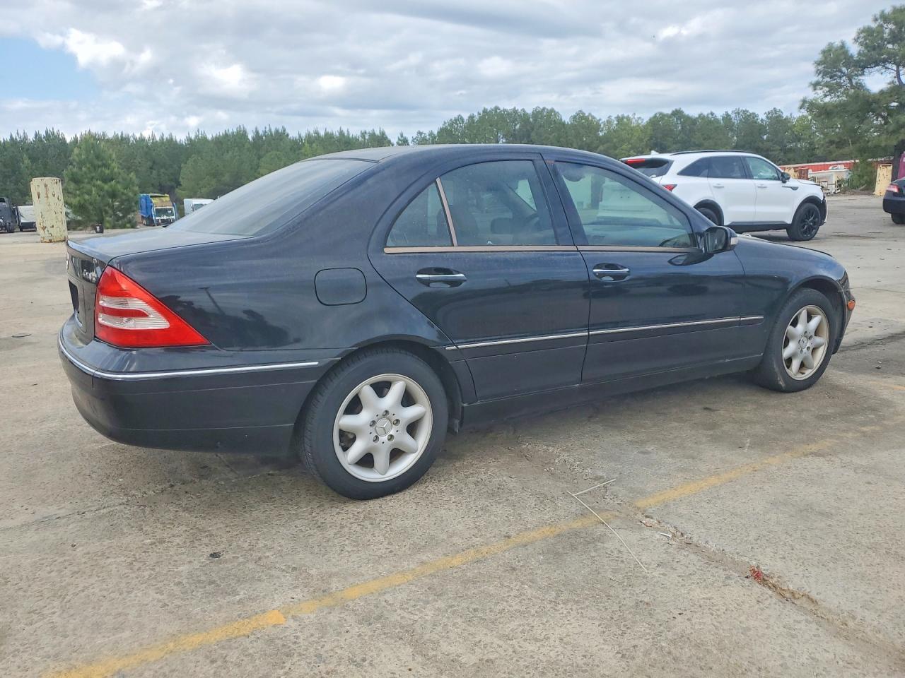 2004 Mercedes-benz C 240 4matic Black vin: WDBRF81J54F450224