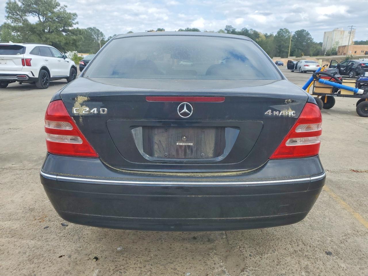 2004 Mercedes-benz C 240 4matic Black vin: WDBRF81J54F450224