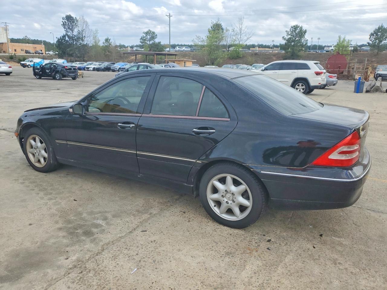 2004 Mercedes-benz C 240 4matic Black vin: WDBRF81J54F450224