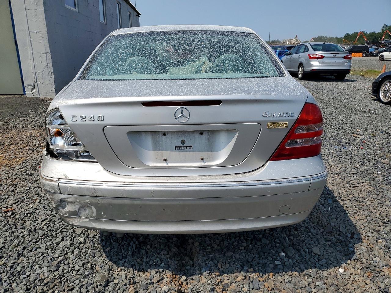 2004 Mercedes-benz C 240 4matic Silver vin: WDBRF81J54F464964