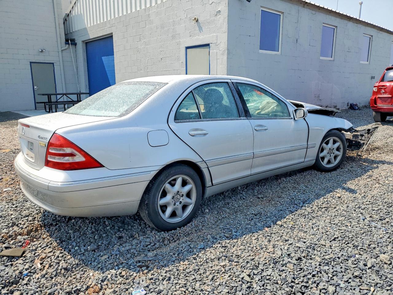 2004 Mercedes-benz C 240 4matic Silver vin: WDBRF81J54F464964