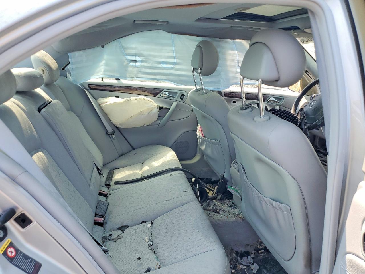 2004 Mercedes-benz C 240 4matic Silver vin: WDBRF81J54F464964
