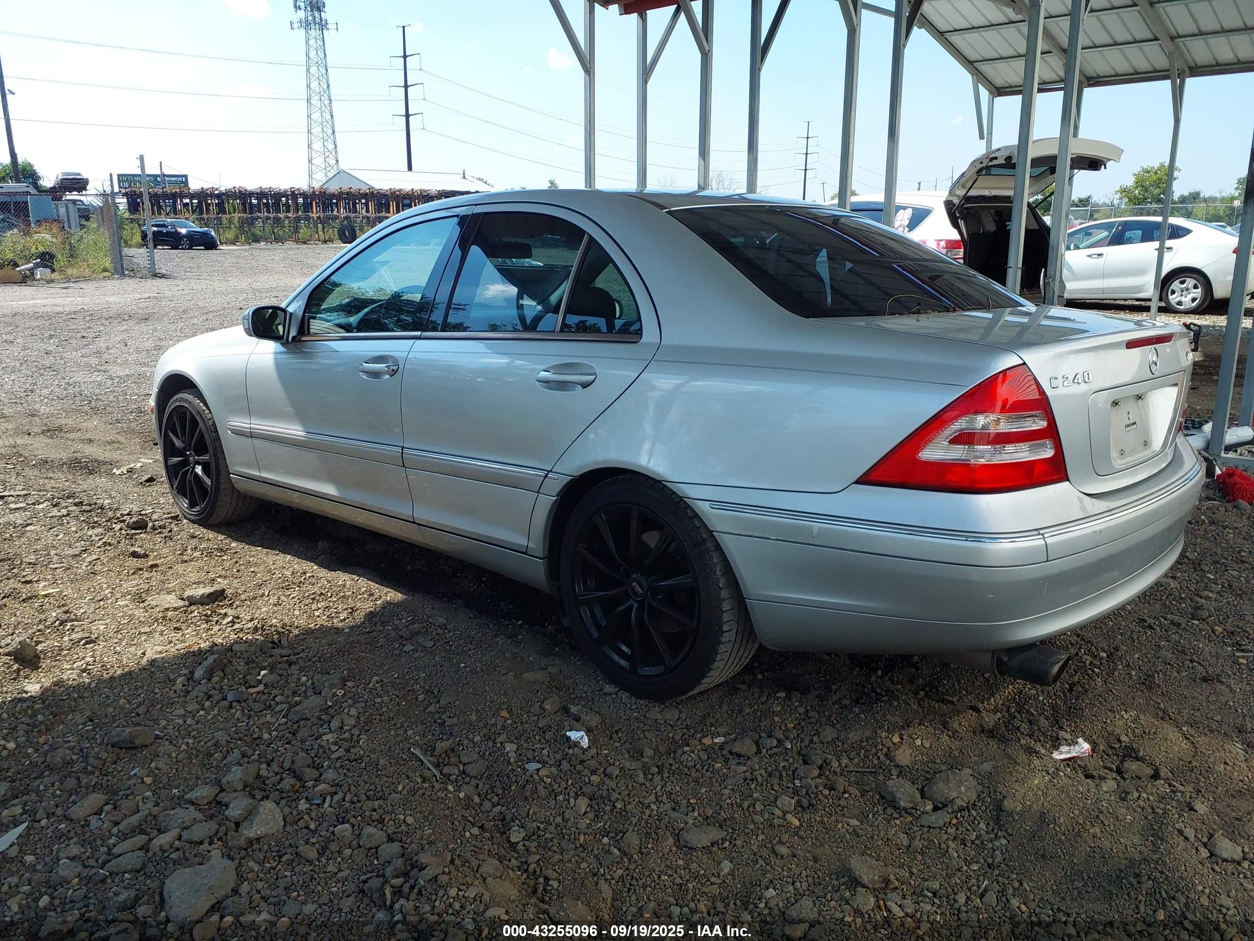 2004 Mercedes-benz C 240 4matic Silver vin: WDBRF81J54F546239
