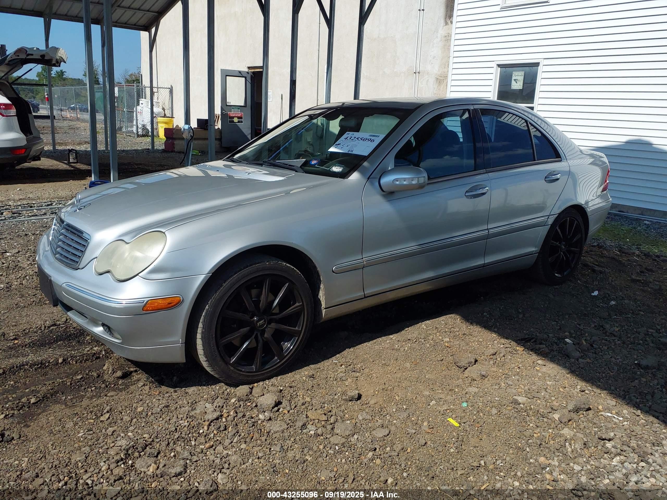 2004 Mercedes-benz C 240 4matic Silver vin: WDBRF81J54F546239