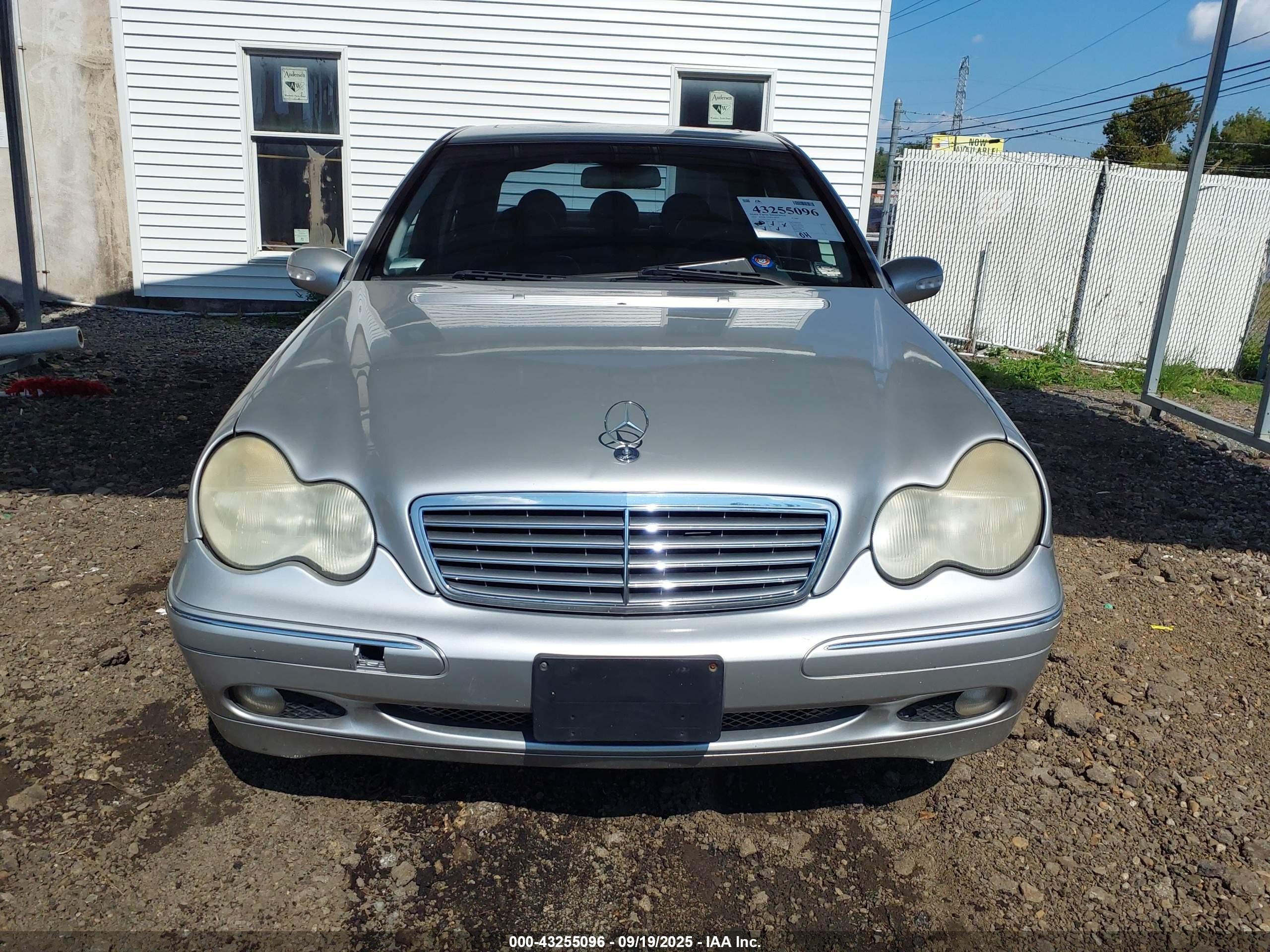 2004 Mercedes-benz C 240 4matic Silver vin: WDBRF81J54F546239