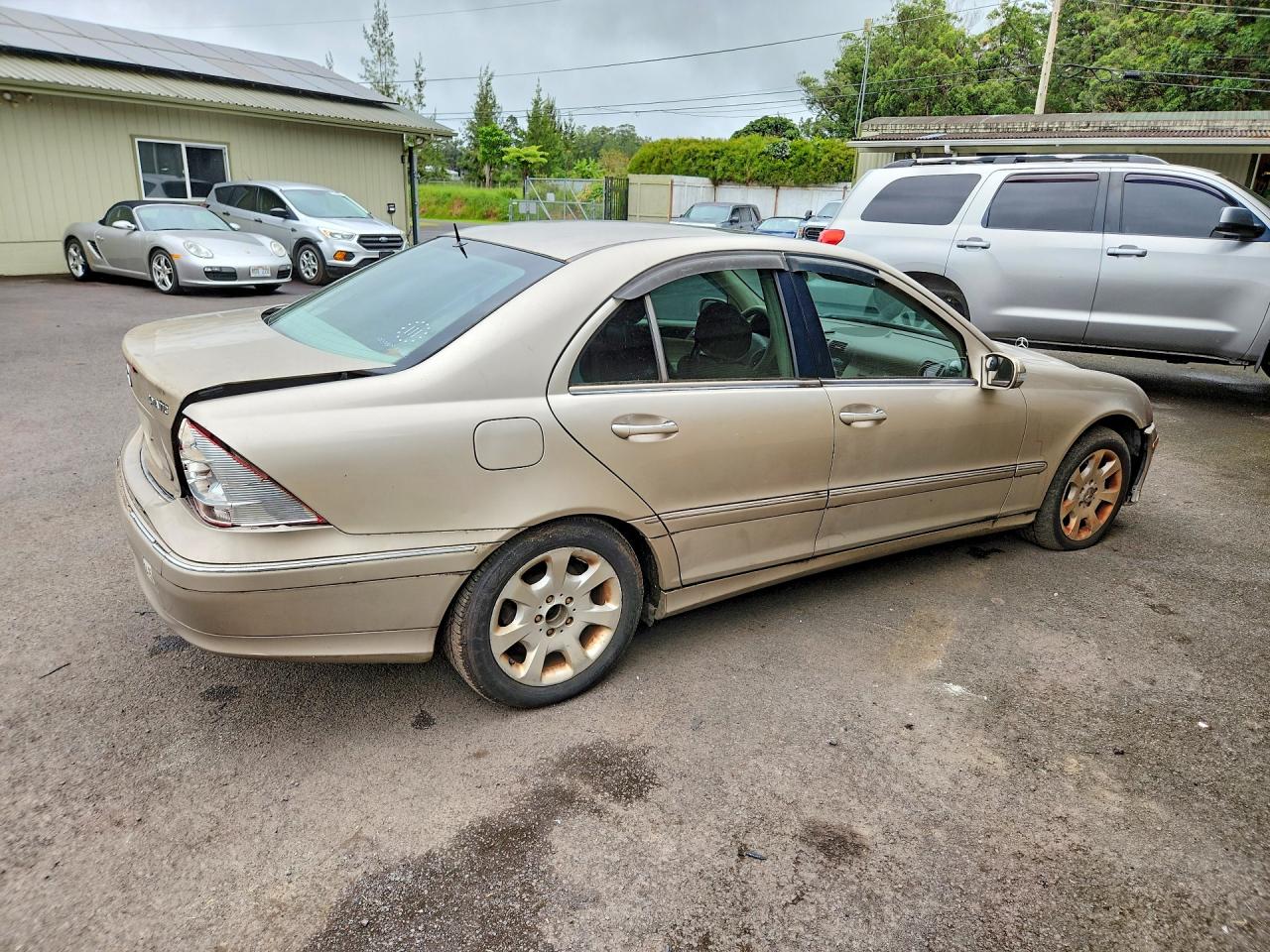 2005 Mercedes-benz C 240 4matic Gold vin: WDBRF81J55F638131