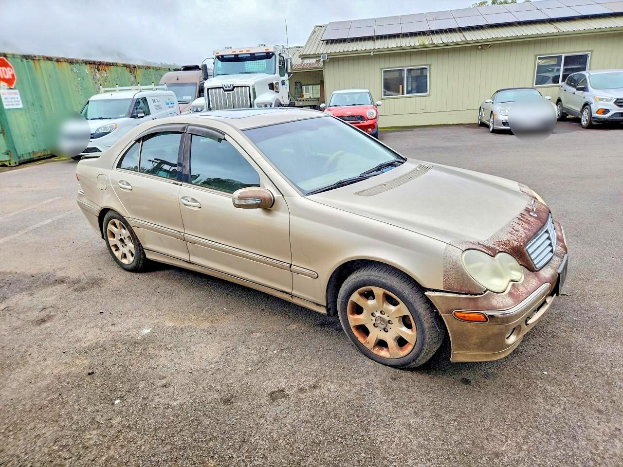 2005 Mercedes-benz C 240 4matic Gold vin: WDBRF81J55F638131
