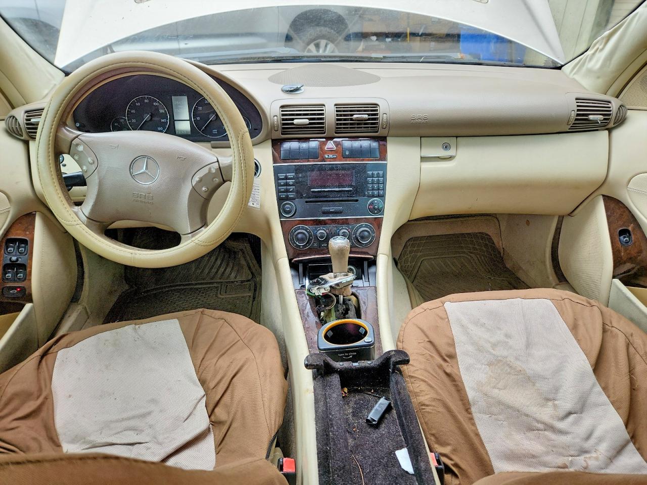 2005 Mercedes-benz C 240 4matic Gold vin: WDBRF81J55F638131
