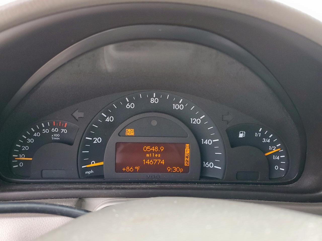 2003 Mercedes-benz C 240 4matic Red vin: WDBRF81J63F429977