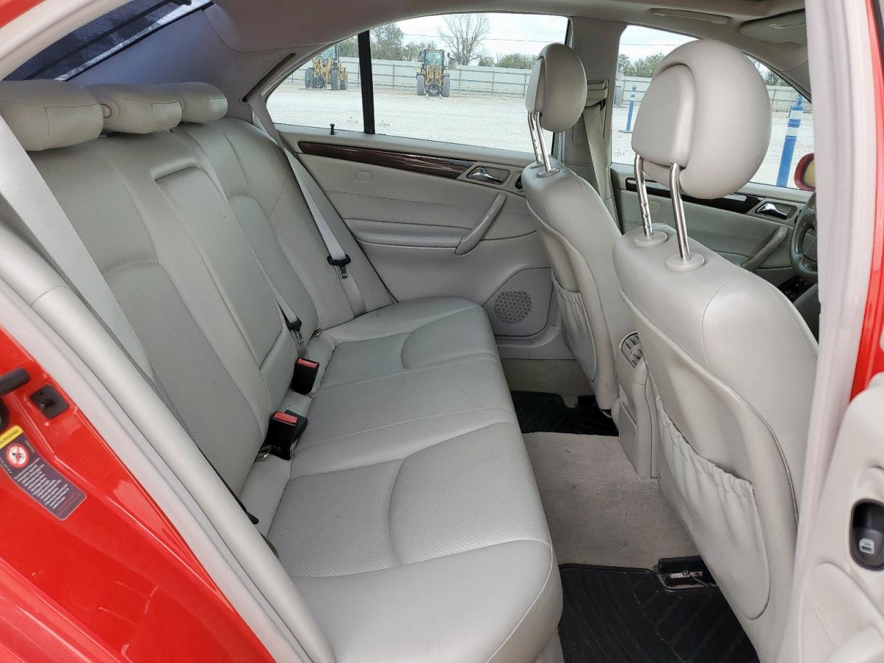2003 Mercedes-benz C 240 4matic Red vin: WDBRF81J63F429977