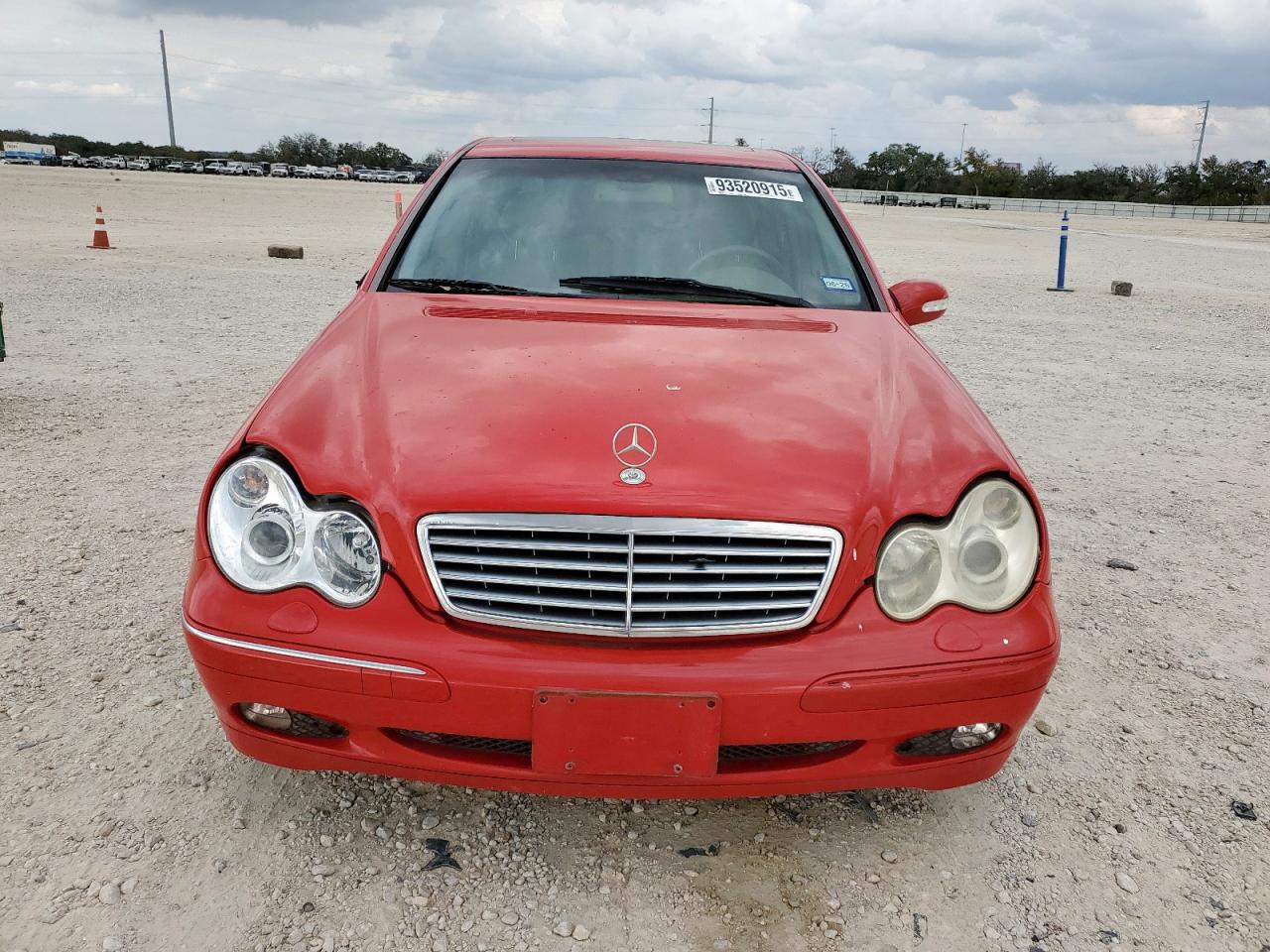 2003 Mercedes-benz C 240 4matic Red vin: WDBRF81J63F429977