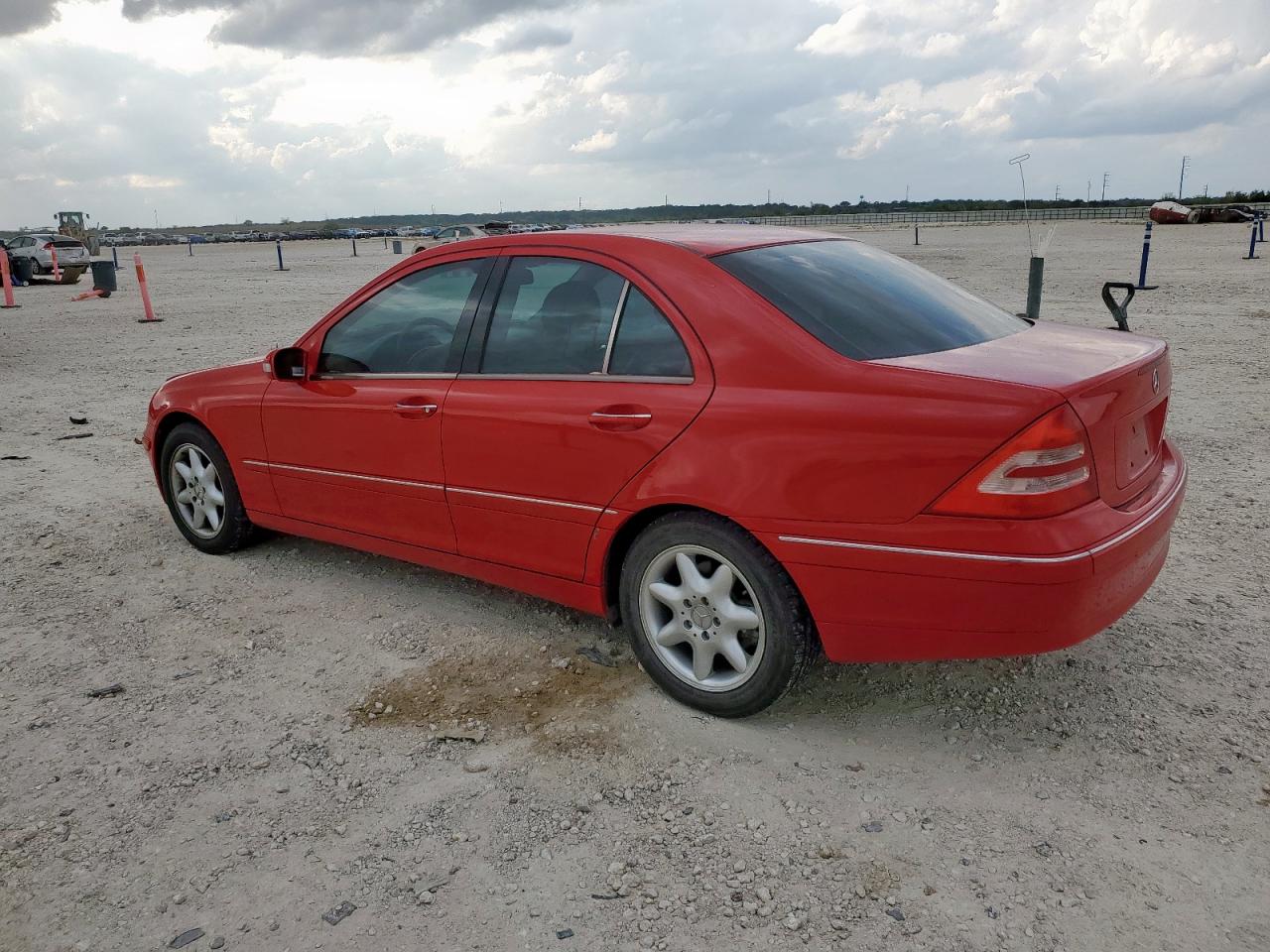 2003 Mercedes-benz C 240 4matic Red vin: WDBRF81J63F429977